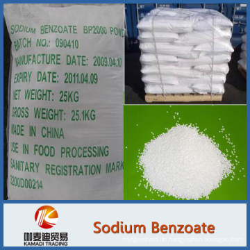 99% Min White Powder oder Granular Food Grade Natriumbenzoat